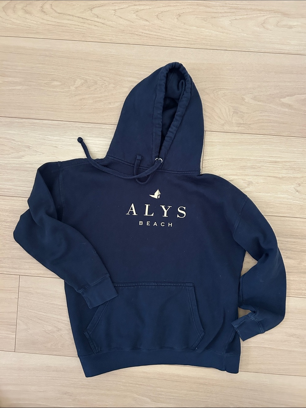 Men's Navy Logo Hoodie